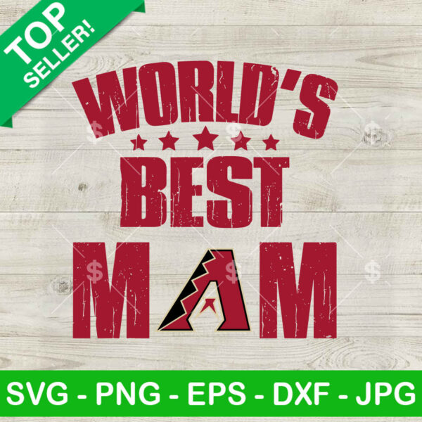 World's best Mom Arizona Diamondbacks SVG