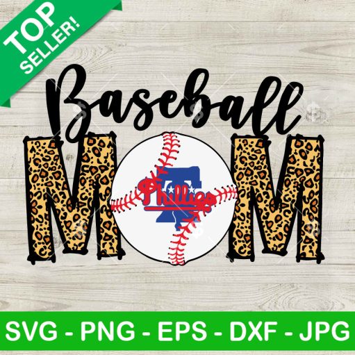 Philadelphia Phillies Baseball Mom SVG