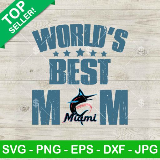 World's best Mom Miami Marlins SVG