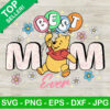 Cute The Pooh Best Mom Ever SVG