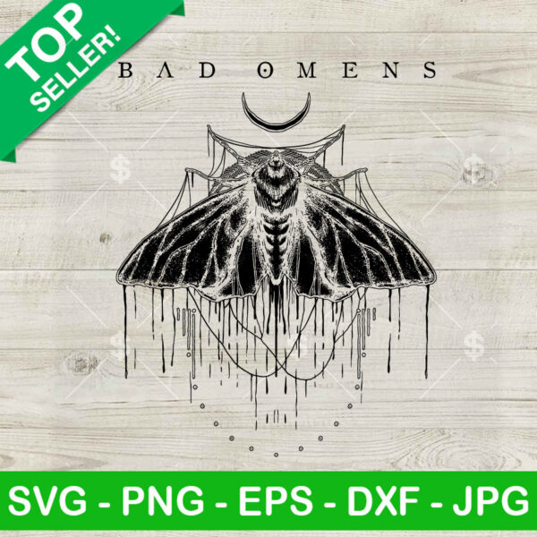 Bad Omens Moth SVG