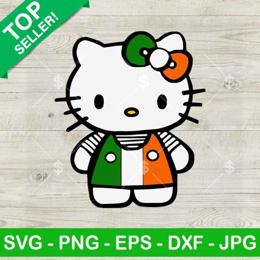 Hello Kitty Ireland Flag Svg