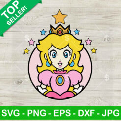 Mario Princess Peach SVG