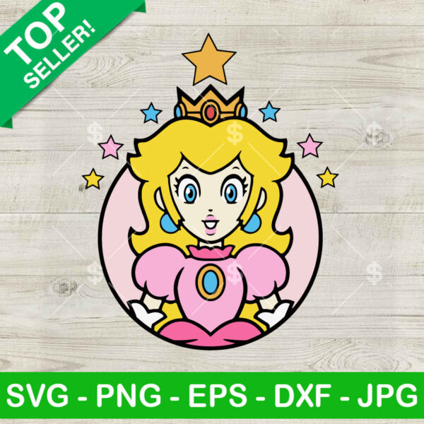 Mario Princess Peach SVG