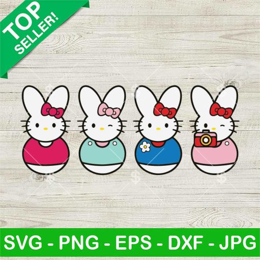 Hello Kitty Easter Peeps Svg