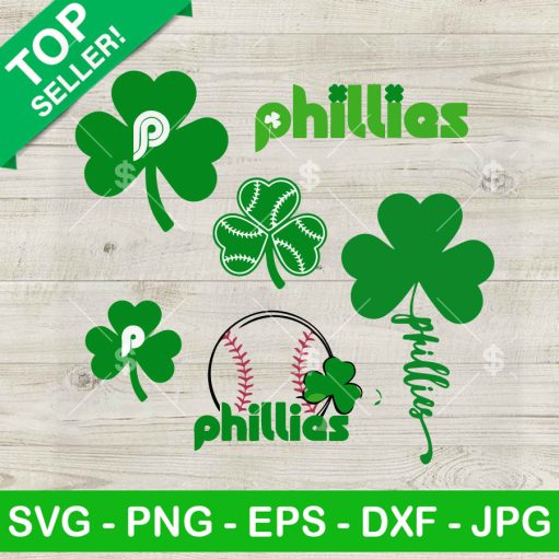 Philadelphia Phillies St Patrick Day Bundle SVG