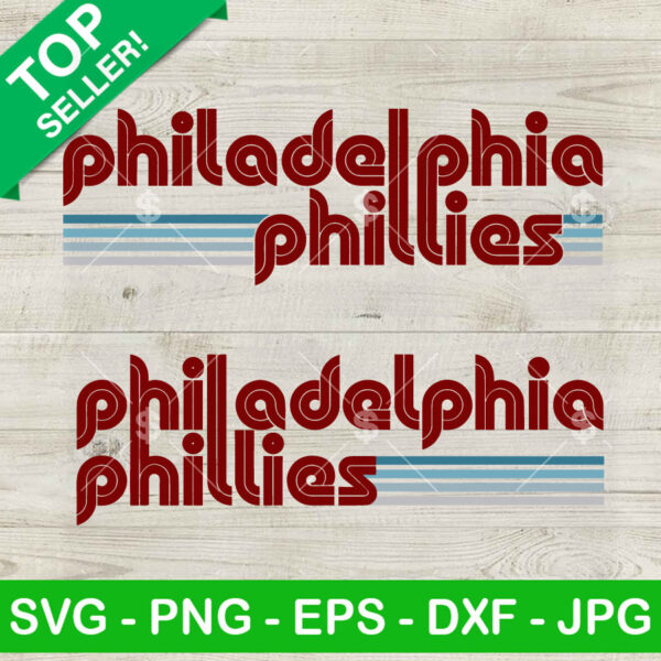 Vintage Philadelphia Phillies SVG Bundle