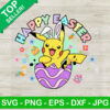 Pikachu Bunny Ear Happy Easter SVG