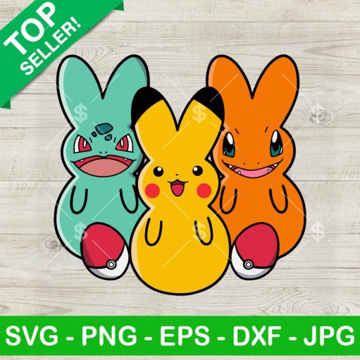 Cute Pokemon Easter Bunny Svg