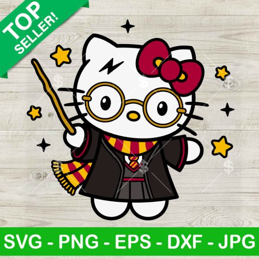 Hello Kitty Harry Potter Svg