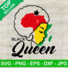 Afro Woman Black Queen SVG