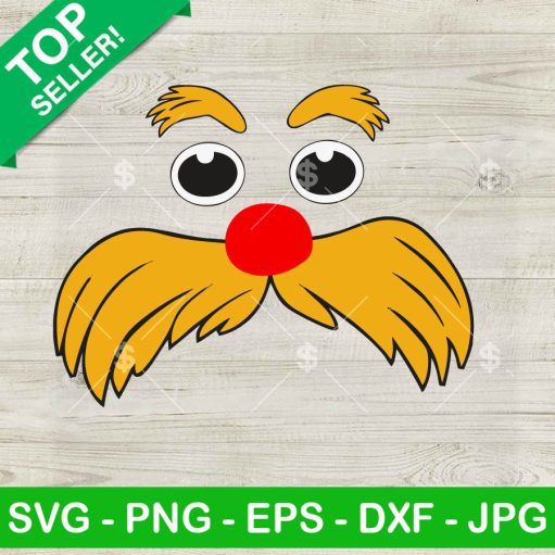 The Lorax Red Nose Day Svg