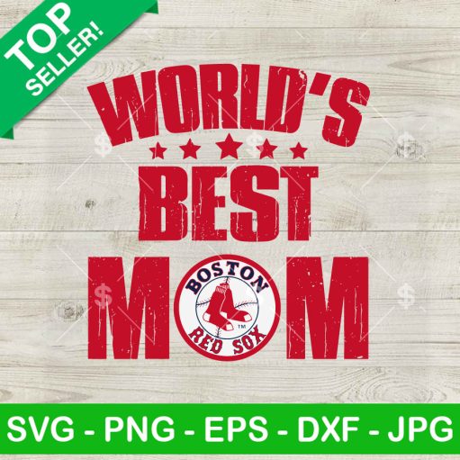 World's best Mom Boston Red Sox SVG