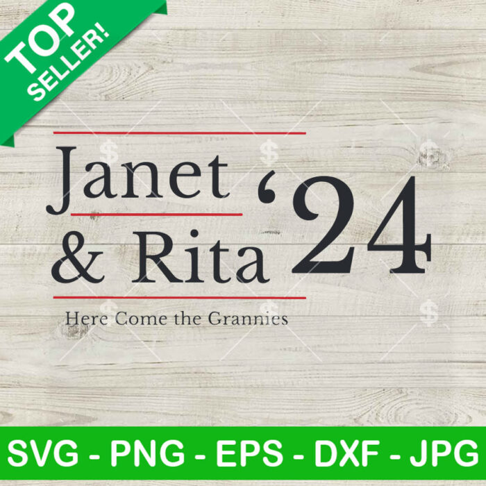 Funny Bluey Janet Rita 2024 SVG