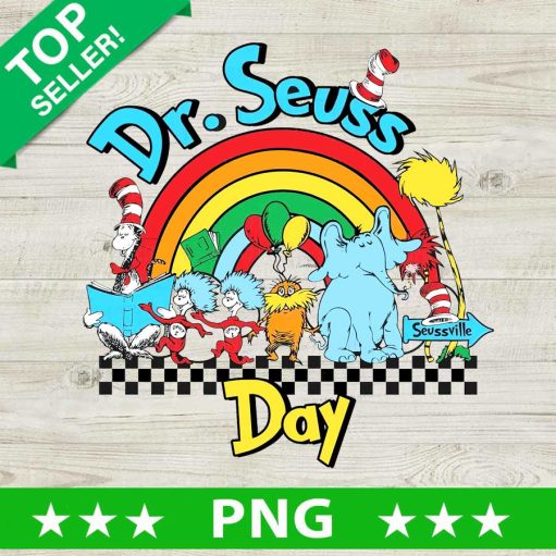 Dr Seuss Day Rainbow PNG