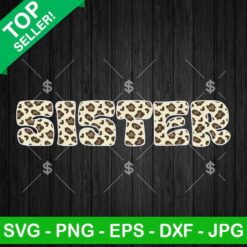 Leopard Sister SVG