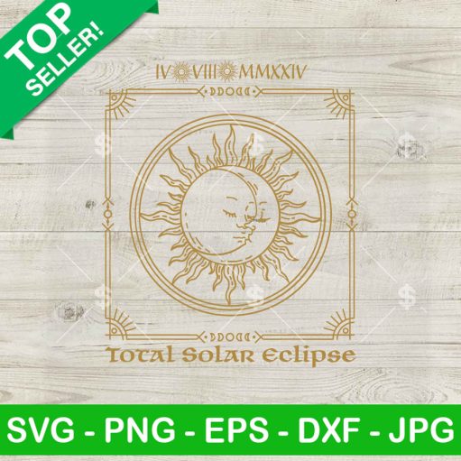 Total Solar Eclipse Celestial Sun And Moon Svg