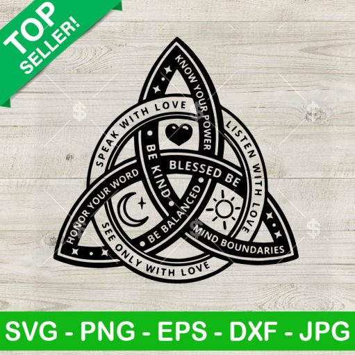 Speak With Love Celtic Knot Svg