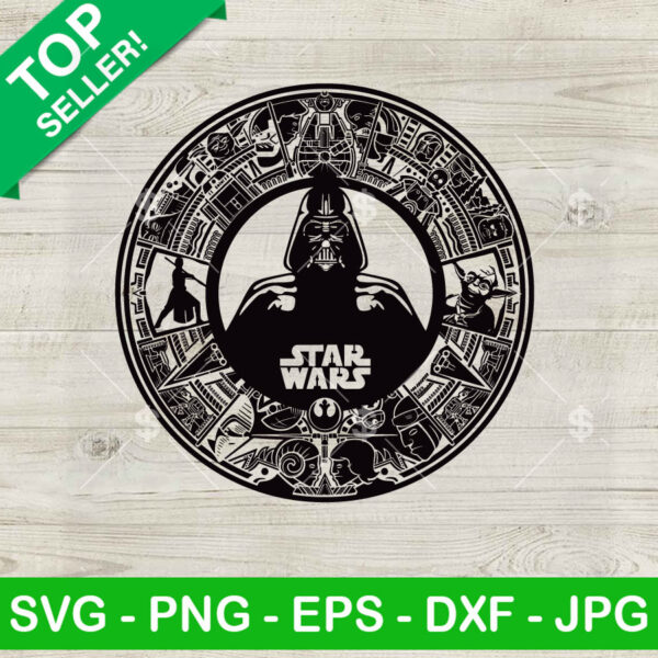 Darth Vader Calendar SVG