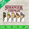 Stranger Things Chibi Characters SVG
