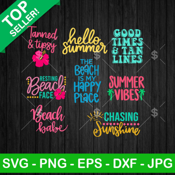 Hello Summer bundle SVG