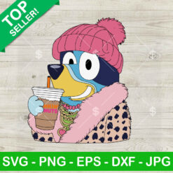 Bluey Grandma Dunkin' Donuts SVG