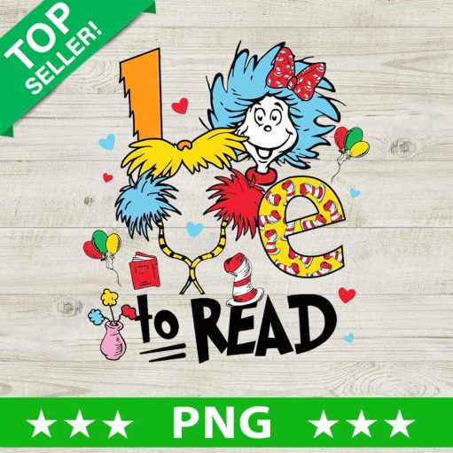 Love To Read Cat in the Hat PNG