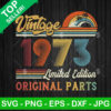 Vintage 1973 Limited Edition SVG