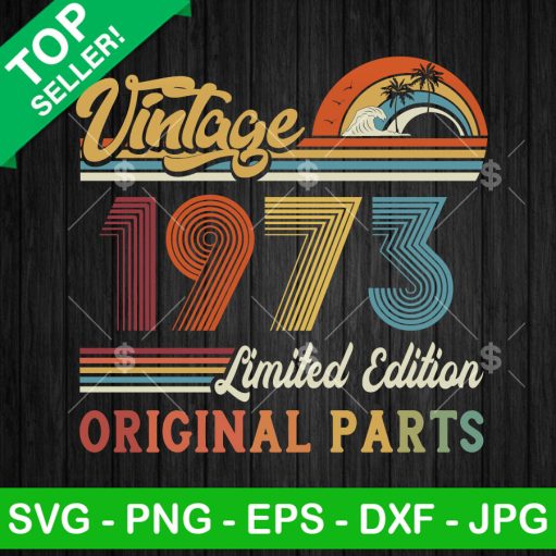 Vintage 1973 Limited Edition Svg