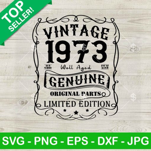 Vintage 1973 Genuine Svg