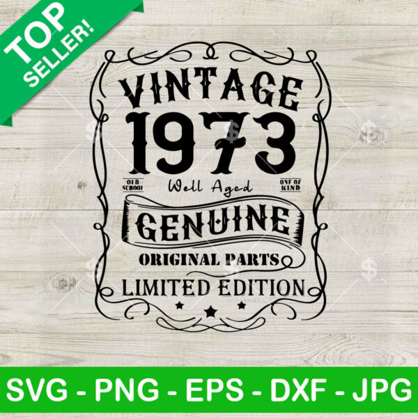 Vintage 1973 Genuine SVG