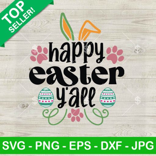 Happy Easter Y'all SVG