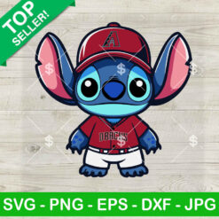 Stitch Baseball Arizona Diamondbacks SVG, Lilo Stitch MLB Team SVG, Disney Stitch NY MLB SVG PNG Cut file cricut