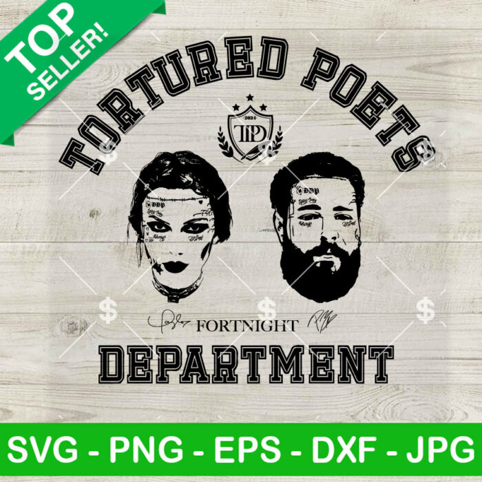 Taylor Malone Fortnight TTPD Album SVG