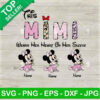 This Mimi Wears Her Heart On Her Sleeve Baby Minnie SVG