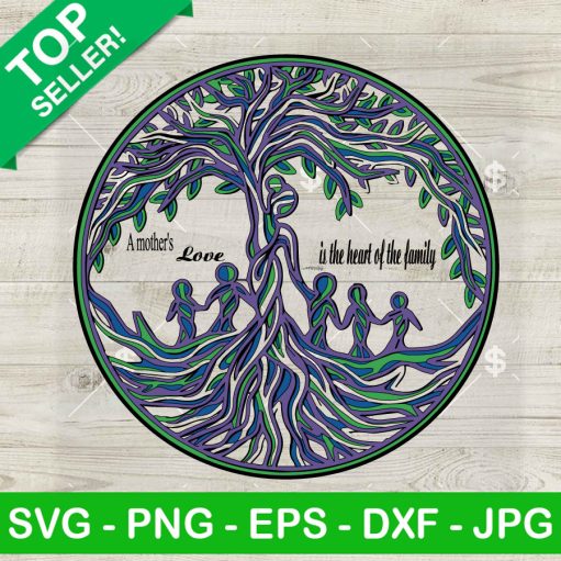 Mother Tree And Her Child Svg