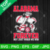 Snoopy And Charlie Alabama Forever SVG