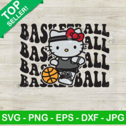 Hello Kitty Play Basketball SVG