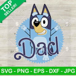 Bluey Dad Barbie Logo SVG, Bluey Heeler Dad SVG, Barbie Circle Logo SVG, Father's Day Gift SVG Cut file cricut