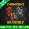 Funny Darth Vader Drinking Buddies SVG