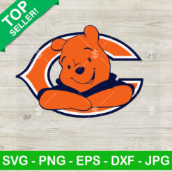 Chicago Bears Winnie the Pooh SVG
