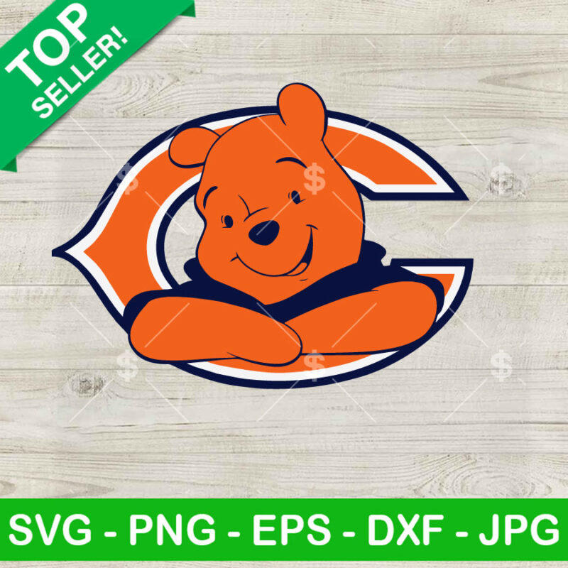 Chicago Bears Winnie the Pooh SVG