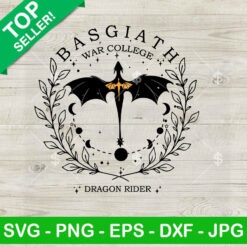 Basgiath War College SVG, Dragon Rider SVG, Fourth Wing Basgiath War College SVG Cut file cricut