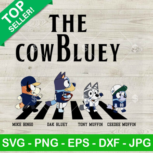 The Cowboys Bluey SVG