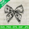 Dollar Money Bow Tie SVG