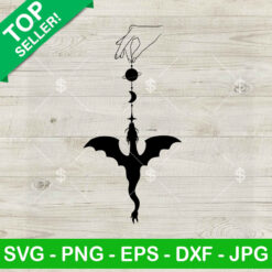 Fourth wing Dragon Rider SVG