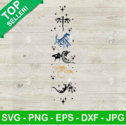 Fourth Wing Dragon SVG