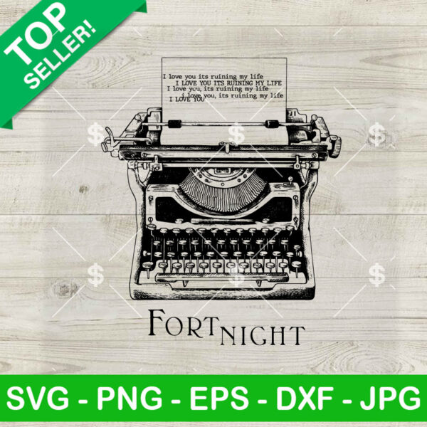 Taylor Swift Fortnight New Album SVG