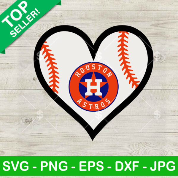 Houston Astros Baseball Stitch SVG