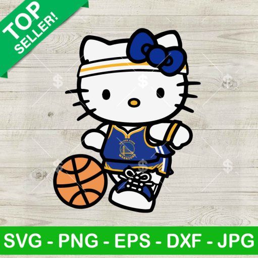 Hello Kitty Golden State Warriors Svg Png